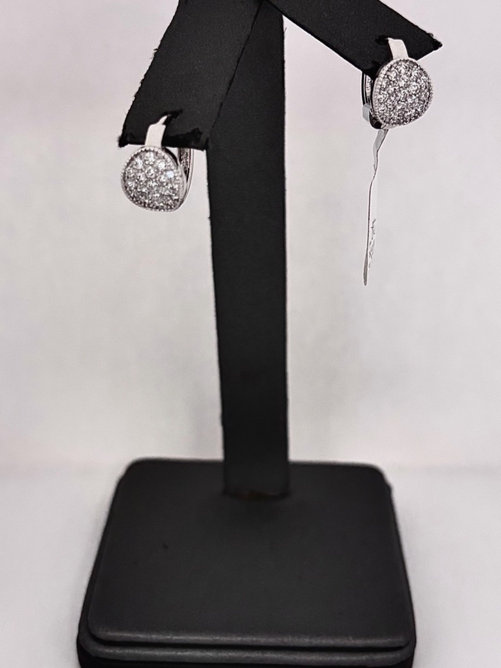 Natural .75 carat Diamond Huggies